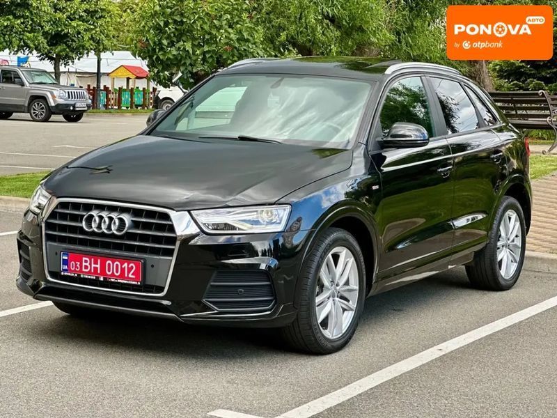 Audi Q3, 2018 г., Бензин, 157 тыс. км, Внедорожник / Кроссовер, Чорный, Софіївська Борщагівка AT-10418673 фото