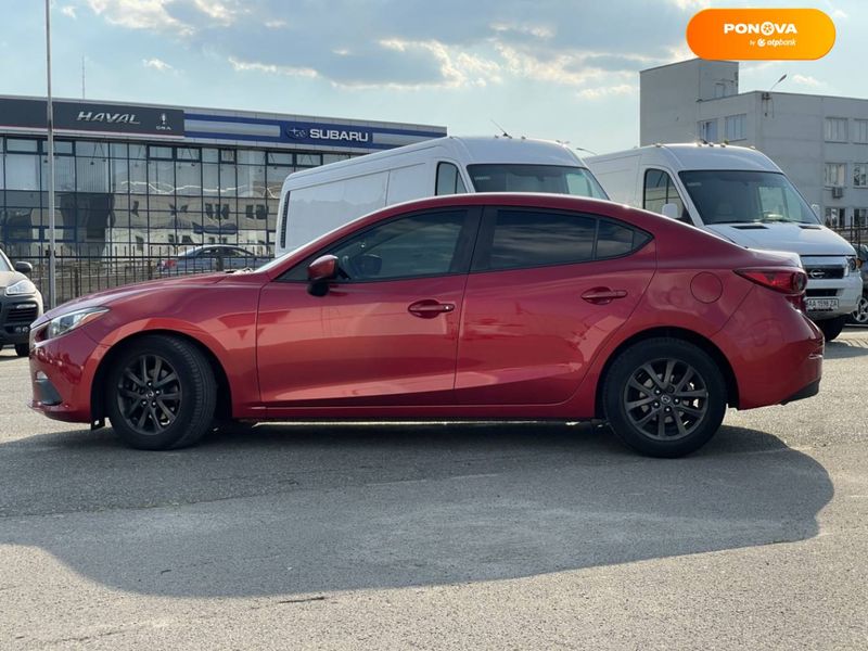 Mazda 3, 2016, Бензин, 2 л., 207 тис. км, Седан, Червоний, Київ 110011 фото