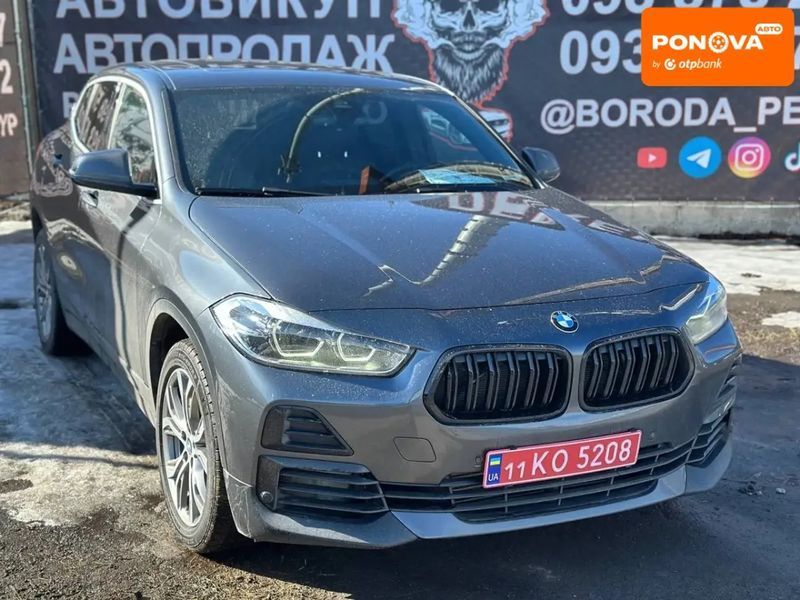 BMW X2, 2021 р., Бензин, 112 тис. км, Позашляховик / Кросовер, Чорний, Вінниця AT-10413591 фото