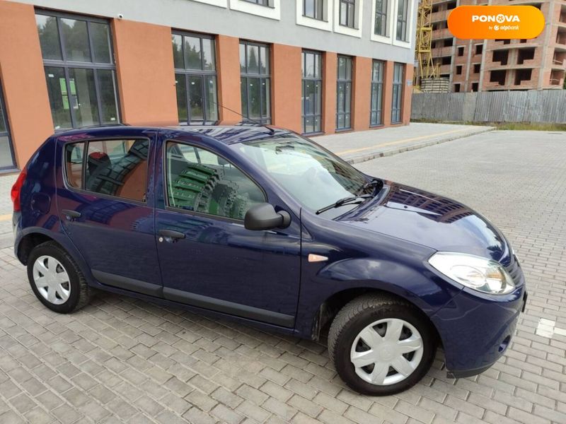 Dacia Sandero, 2010, Бензин, 1.2 л., 190 тыс. км, Хетчбек, Синий, Львов Cars-Pr-64163 фото