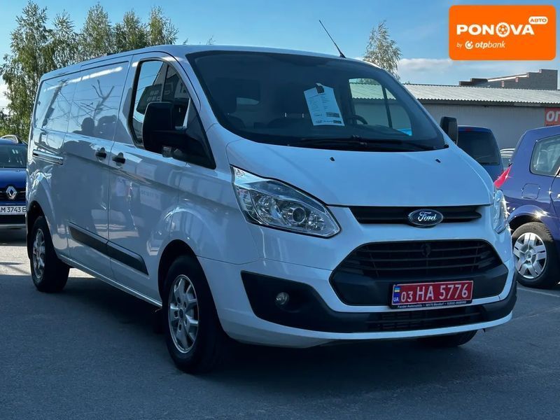 Ford Transit Custom, 2013 р., Дизель, 295 тис. км, Білий, Житомир AT-10417552 фото