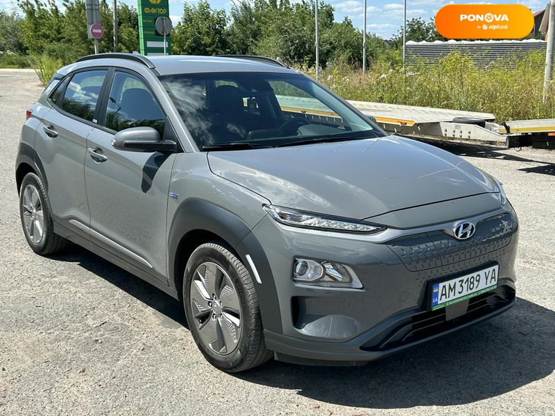 Hyundai Kona, 2021, Електро, 29 тыс. км, Внедорожник / Кроссовер, Серый, Житомир 111314 фото