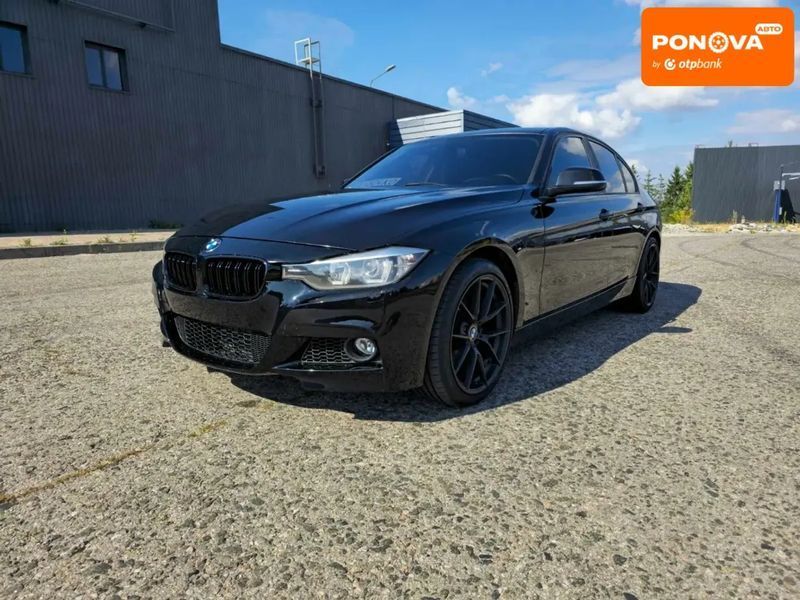 BMW 3 Series, 2014 р., Бензин, 214 тис. км, Седан, Чорний, Харків AT-10401167 фото
