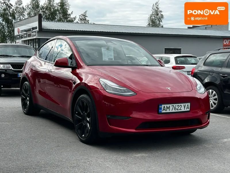 Tesla Model Y, 2023 г., Електро, 31 тыс. км, Внедорожник / Кроссовер, Красный, Житомир AT-10418245 фото