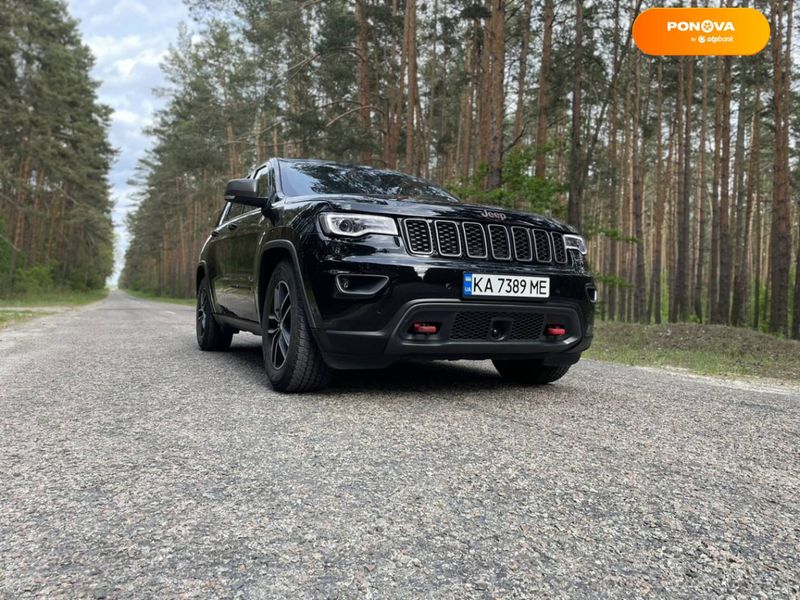 Jeep Grand Cherokee, 2018, Бензин, 3.6 л., 57 тис. км, Позашляховик / Кросовер, Чорний, Київ Cars-Pr-65337 фото