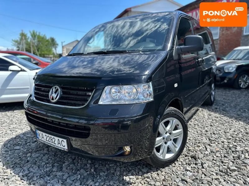 Volkswagen Multivan, 2006 р., Дизель, 330 тис. км, Мінівен, Чорний, Сміла AT-10418296 фото
