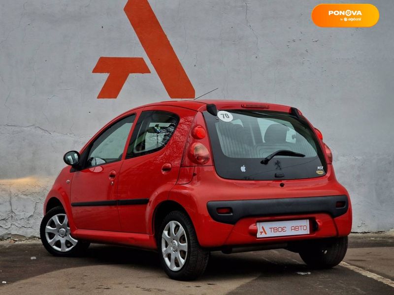 Peugeot 107, 2010, Бензин, 1 л., 111 тис. км, Хетчбек, Червоний, Одеса 20360 фото