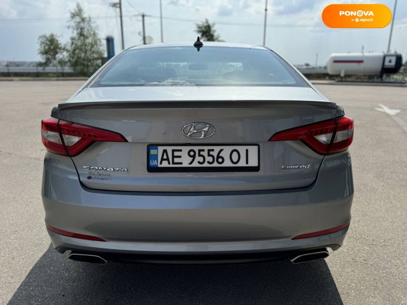 Hyundai Sonata, 2015, Бензин, 2.4 л., 74 тис. км, Седан, Сірий, Дніпро (Дніпропетровськ) 108137 фото