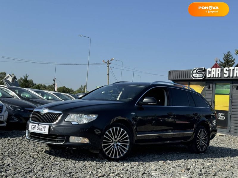 Skoda Superb, 2013, Дизель, 2 л., 297 тис. км, Універсал, Чорний, Стрий 108390 фото