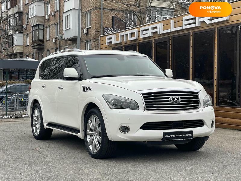 Infiniti QX56, 2012, Бензин, 5.6 л., 131 тис. км, Позашляховик / Кросовер, Білий, Київ 16158 фото