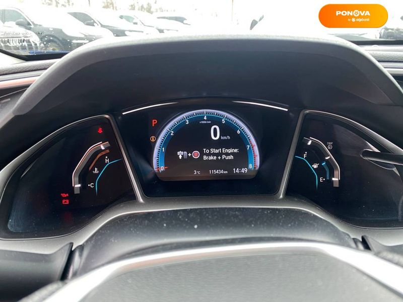 Honda Civic, 2018, Бензин, 2 л., 116 тис. км, Седан, Синій, Львів 11923 фото