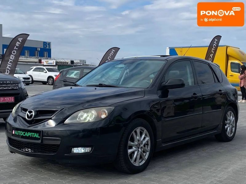 Mazda 3, 2006 р., Газ пропан-бутан / Бензин, 223 тис. км, Хетчбек, Чорний, Київ AT-10419066 фото