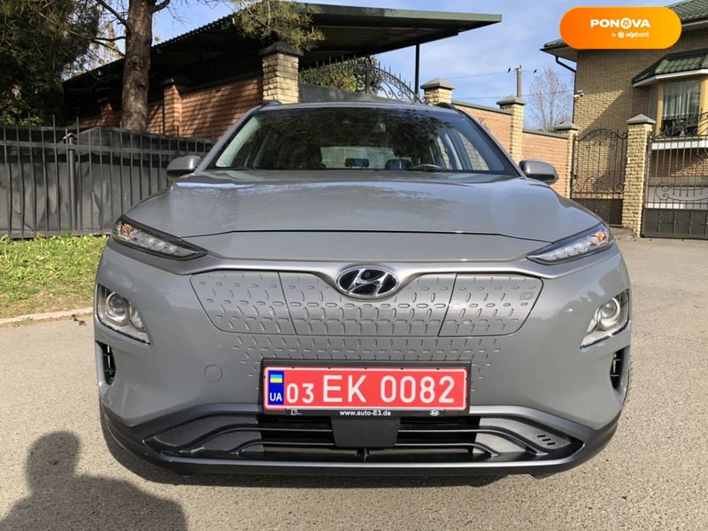 Hyundai Kona Electric, 2020, Електро, 25 тис. км, Позашляховик / Кросовер, Сірий, Луцьк Cars-Pr-68507 фото