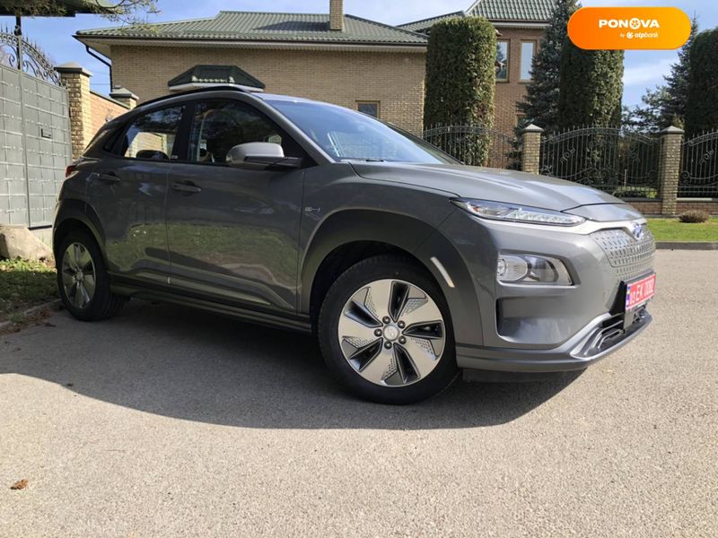 Hyundai Kona Electric, 2020, Електро, 25 тис. км, Позашляховик / Кросовер, Сірий, Луцьк Cars-Pr-68507 фото