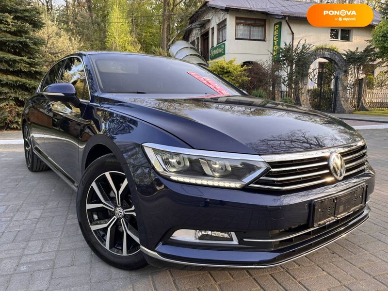 Volkswagen Passat, 2016, Дизель, 1.97 л., 180 тыс. км, Седан, Синий, Львов Cars-Pr-69119 фото