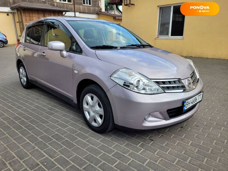 Nissan TIIDA, 2010, Бензин, 1.5 л., 85 тыс. км, Хетчбек, Фиолетовый, Одесса Cars-Pr-68273 фото