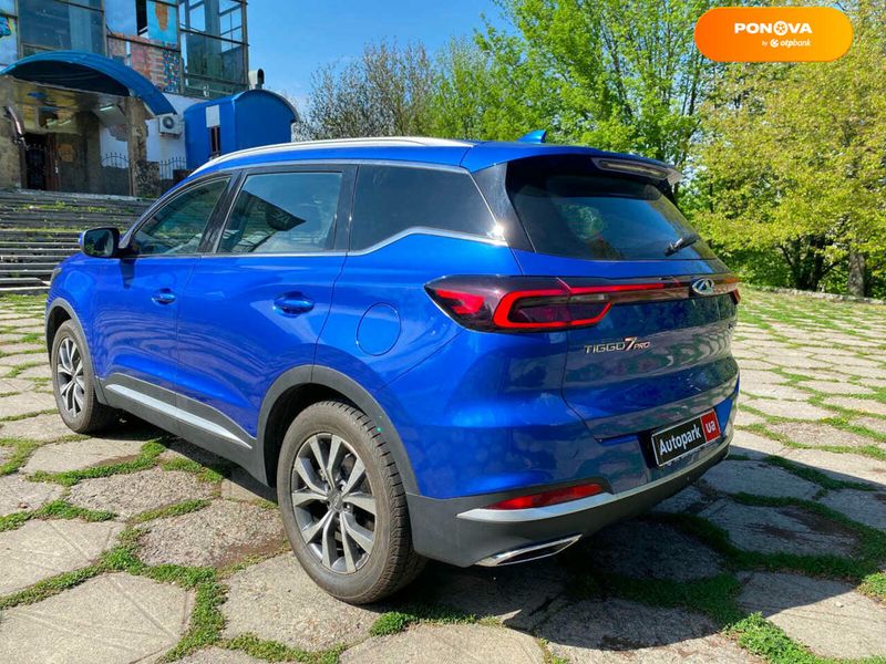 Chery Tiggo 7 Pro, 2021, Бензин, 1.5 л., 1 тыс. км, Внедорожник / Кроссовер, Синий, Винница 36783 фото