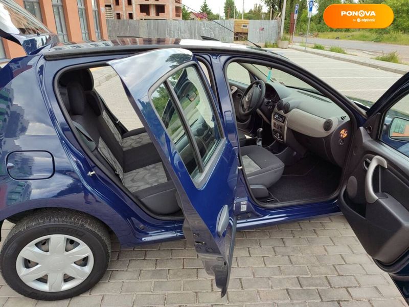 Dacia Sandero, 2010, Бензин, 1.2 л., 190 тис. км, Хетчбек, Синій, Львів Cars-Pr-64163 фото