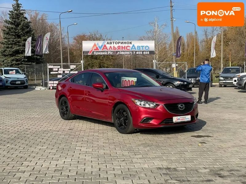Mazda 6, 2016 р., Бензин, 122 тис. км, Седан, Червоний, Кривий Ріг AT-10404361 фото