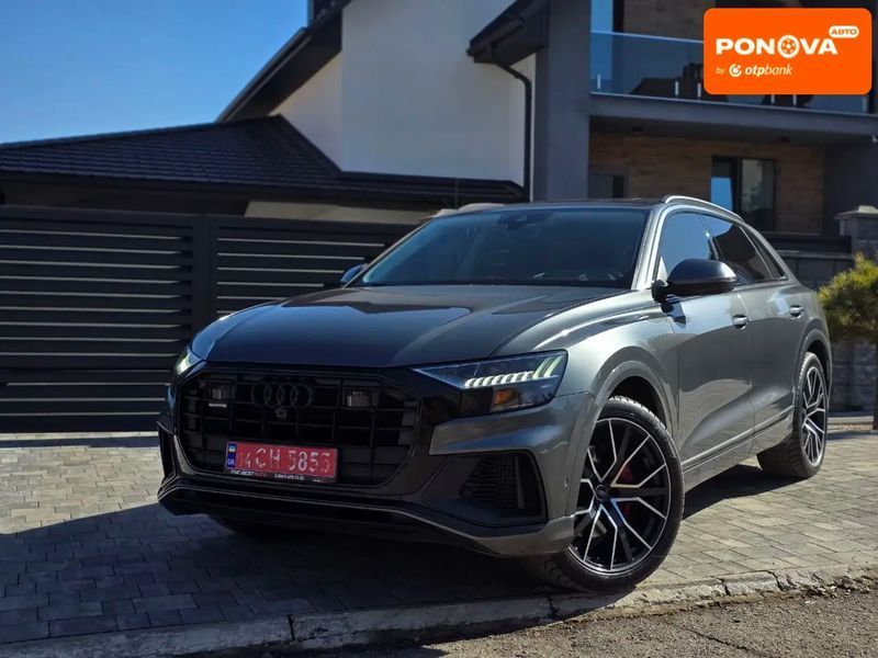 Audi Q8, 2019 р., Бензин, 133 тис. км, Позашляховик / Кросовер, Сірий, Рівне AT-10406669 фото