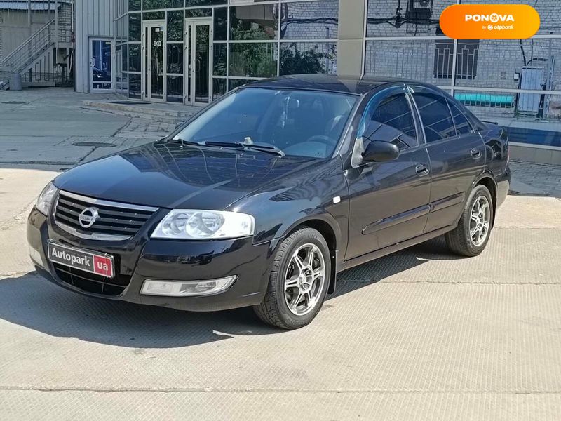 Nissan Almera, 2007, Газ пропан-бутан / Бензин, 1.6 л., 233 тис. км, Седан, Чорний, Харків 49656 фото