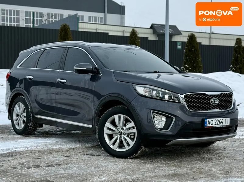 Kia Sorento, 2015 р., Дизель, 210 тис. км, Позашляховик / Кросовер, Сірий, Тернопіль AT-10410095 фото