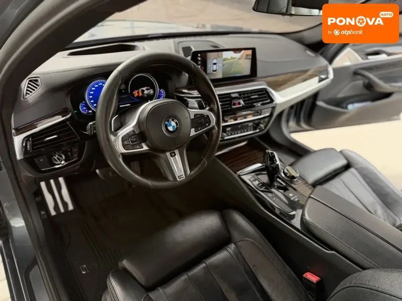 BMW 5 Series, 2017 р., Бензин, 141 тис. км, Седан, Сірий, Дніпро (Дніпропетровськ) AT-10418603 фото