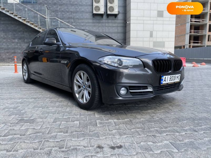 BMW 5 Series, 2015, Бензин, 2 л., 230 тис. км, Седан, Коричневий, Київ 110150 фото