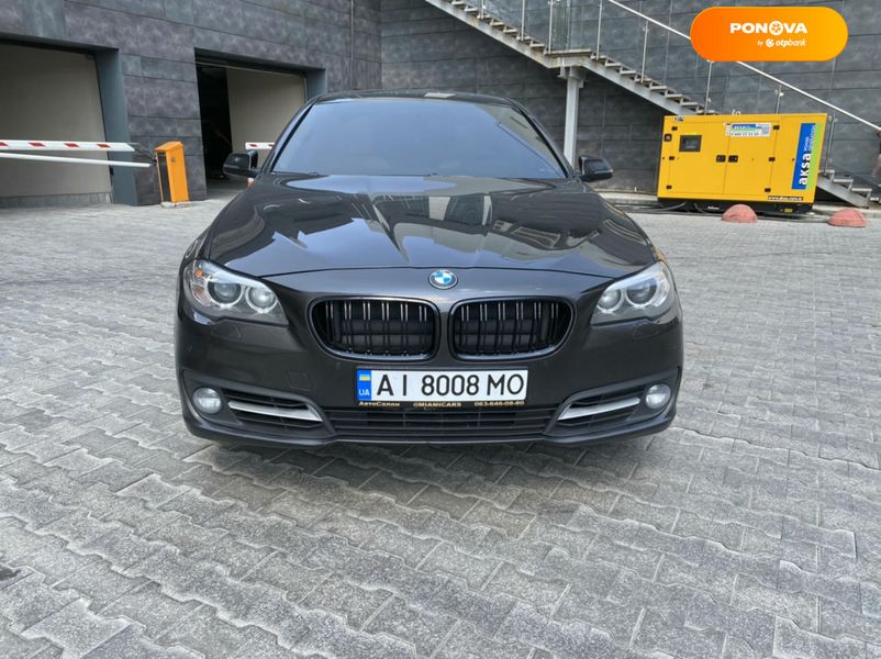 BMW 5 Series, 2015, Бензин, 2 л., 230 тис. км, Седан, Коричневий, Київ 110150 фото