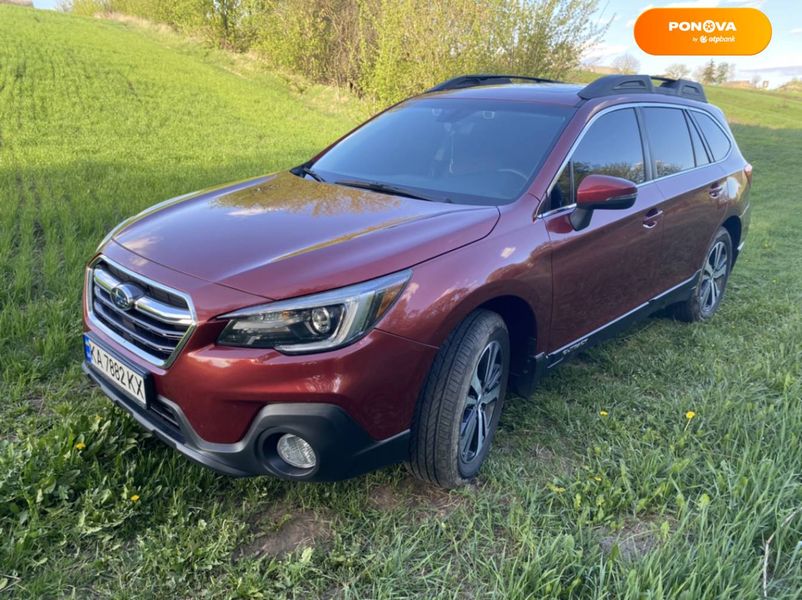 Subaru Outback, 2018, Газ пропан-бутан / Бензин, 2.5 л., 64 тис. км, Універсал, Червоний, Київ Cars-Pr-68693 фото