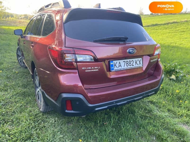 Subaru Outback, 2018, Газ пропан-бутан / Бензин, 2.5 л., 64 тыс. км, Универсал, Красный, Киев Cars-Pr-68693 фото