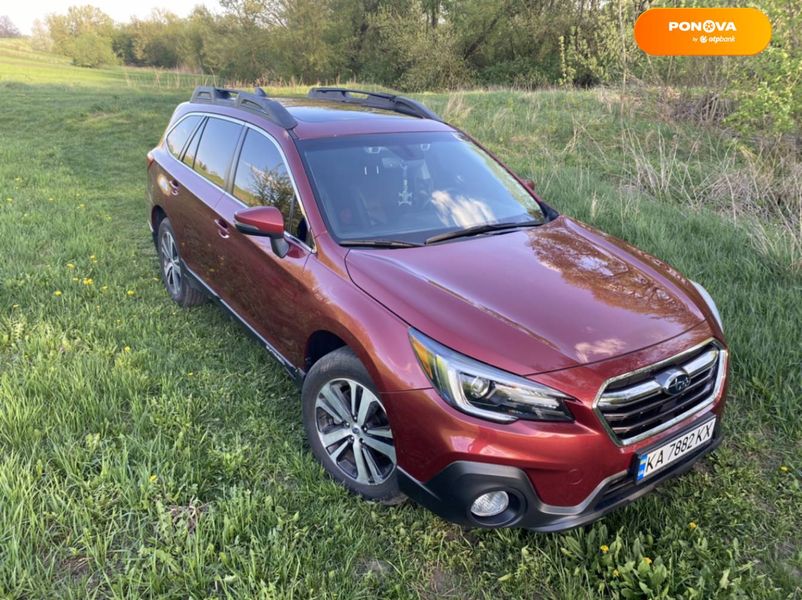 Subaru Outback, 2018, Газ пропан-бутан / Бензин, 2.5 л., 64 тис. км, Універсал, Червоний, Київ Cars-Pr-68693 фото