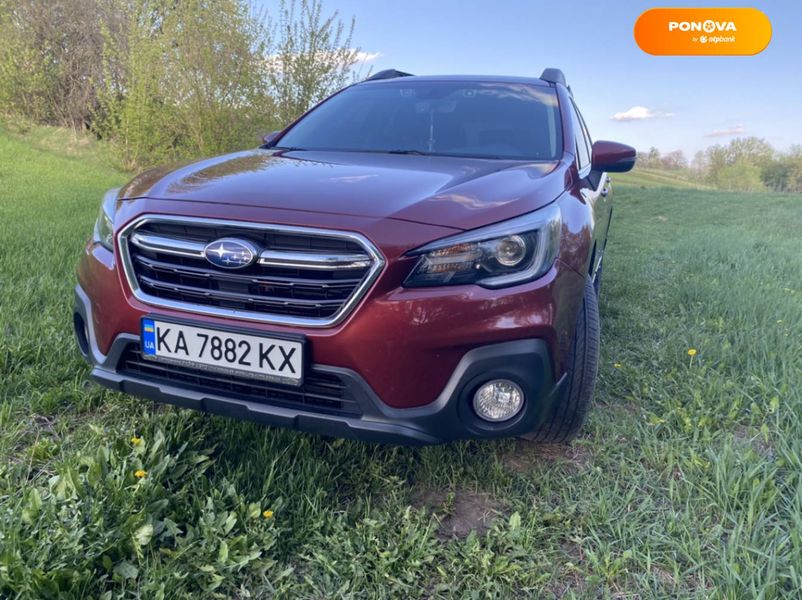 Subaru Outback, 2018, Газ пропан-бутан / Бензин, 2.5 л., 64 тис. км, Універсал, Червоний, Київ Cars-Pr-68693 фото