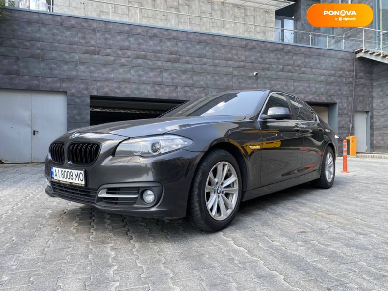 BMW 5 Series, 2015, Бензин, 2 л., 230 тис. км, Седан, Коричневий, Київ 110150 фото