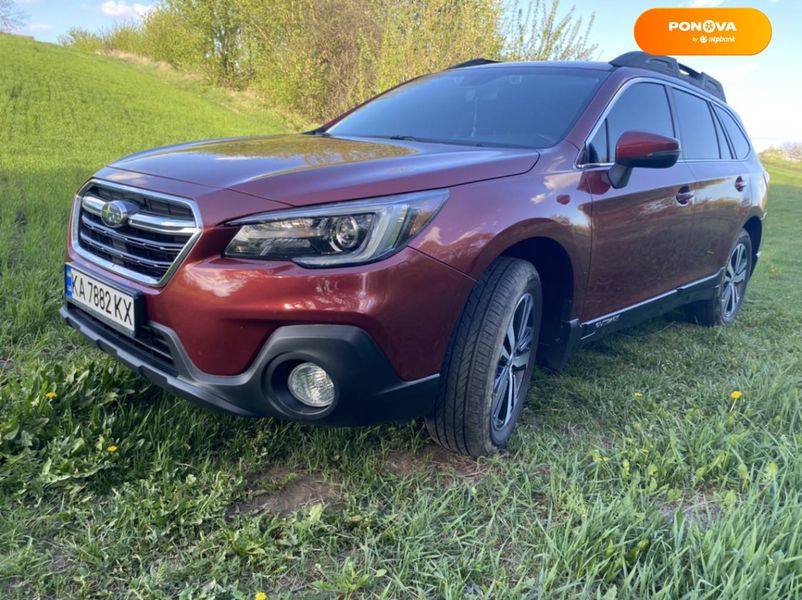 Subaru Outback, 2018, Газ пропан-бутан / Бензин, 2.5 л., 64 тис. км, Універсал, Червоний, Київ Cars-Pr-68693 фото