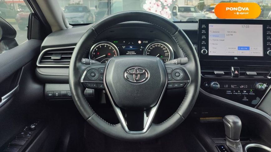 Toyota Camry, 2021, Бензин, 2.49 л., 95 тис. км, Седан, Чорний, Київ 46169 фото