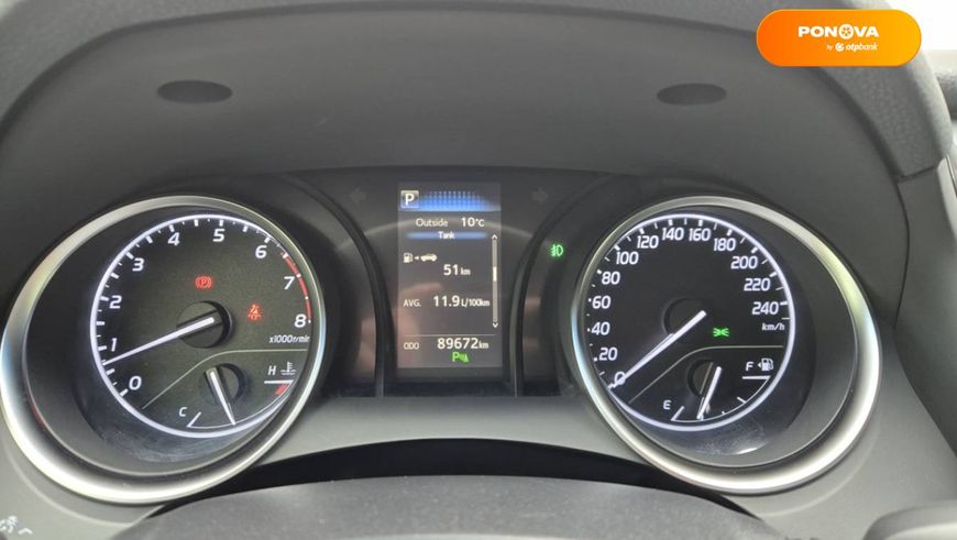Toyota Camry, 2018, Бензин, 2.49 л., 89 тис. км, Седан, Чорний, Київ 47021 фото