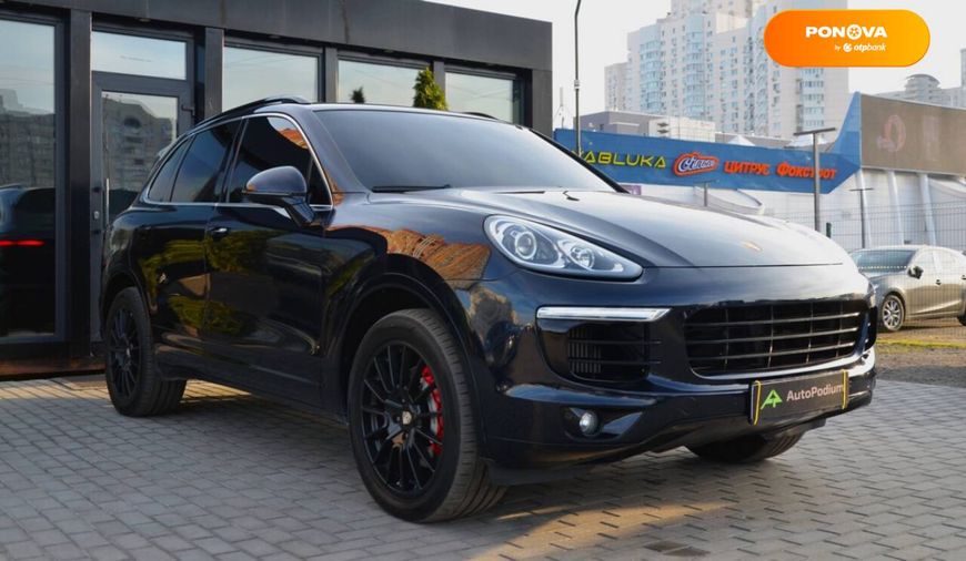 Porsche Cayenne, 2015, Бензин, 3.6 л., 165 тис. км, Позашляховик / Кросовер, Синій, Київ 102327 фото