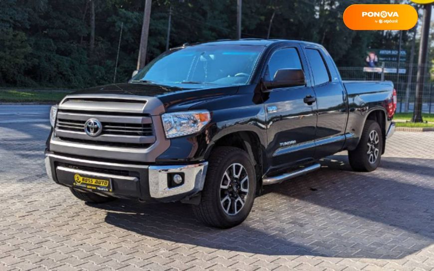 Toyota Tundra, 2015, Газ пропан-бутан / Бензин, 5.66 л., 141 тис. км, Пікап, Чорний, Чернівці 42876 фото