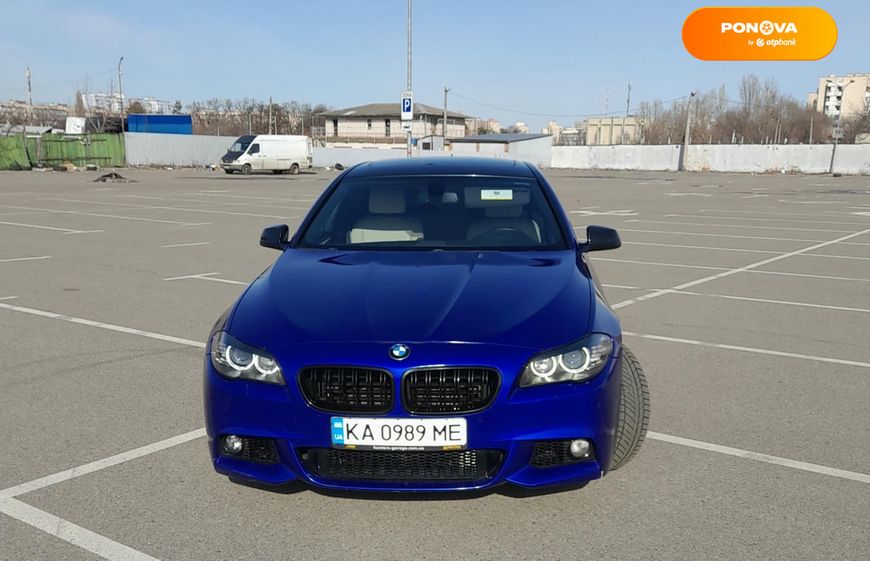 BMW 5 Series, 2012, Бензин, 3 л., 178 тис. км, Седан, Синій, Київ Cars-Pr-67290 фото