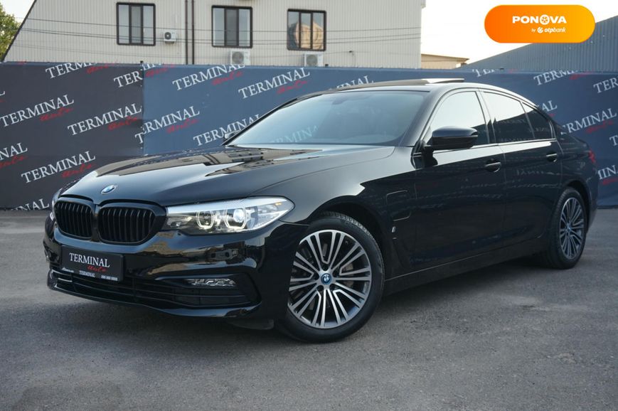 BMW 5 Series, 2018, Гібрид (HEV), 2 л., 73 тис. км, Седан, Чорний, Одеса 111088 фото