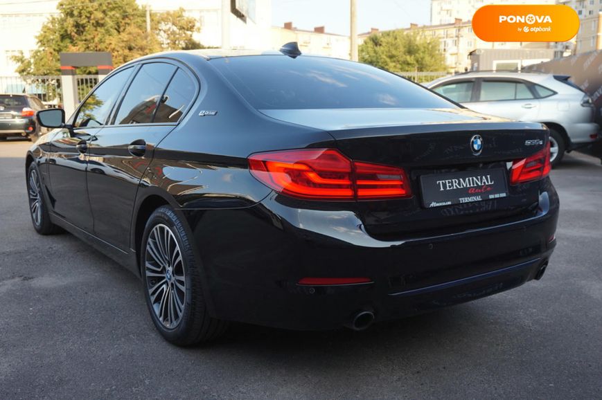 BMW 5 Series, 2018, Гибрид (HEV), 2 л., 73 тыс. км, Седан, Чорный, Одесса 111088 фото