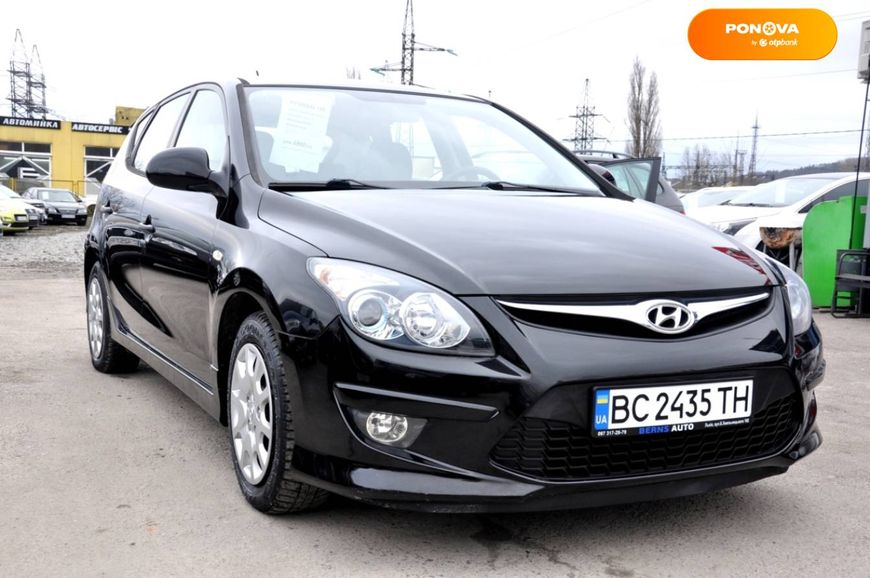 Hyundai i30, 2011, Бензин, 1.4 л., 157 тис. км, Хетчбек, Чорний, Львів 15145 фото