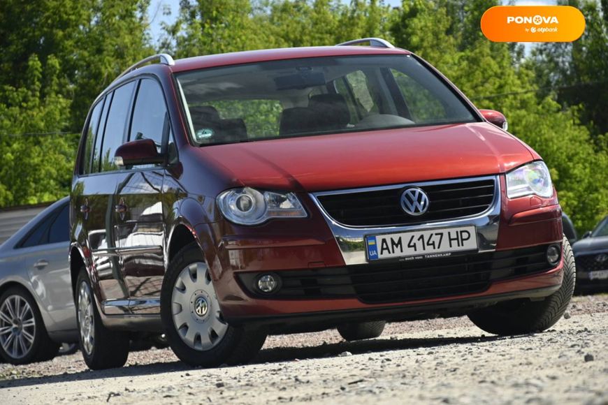 Volkswagen Touran, 2007, Бензин, 1.39 л., 192 тис. км, Мінівен, Червоний, Бердичів 103192 фото