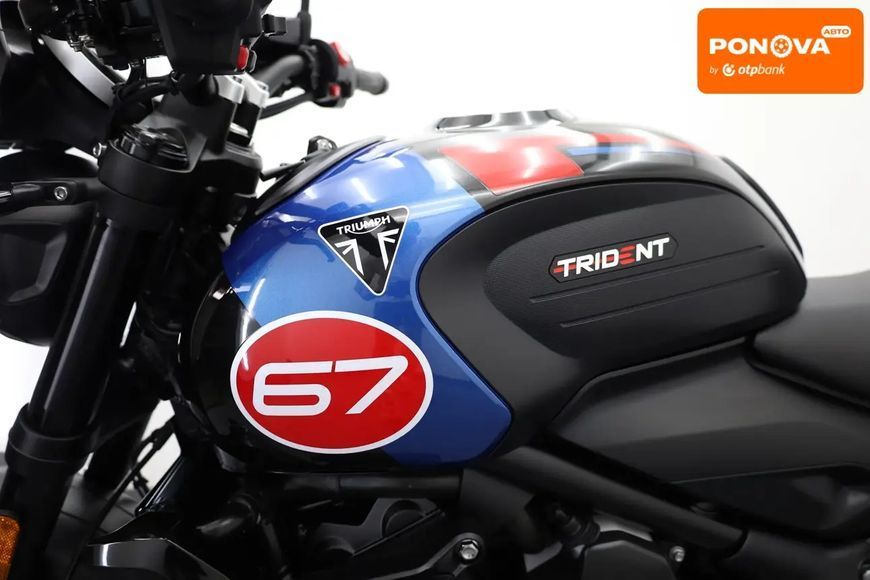 Triumph Trident 660, 2025 р., Бензин, 2 тис. км, Мотоцикл Без обтікачів (Naked bike), Чорний, Гнівань AT-10423639 фото