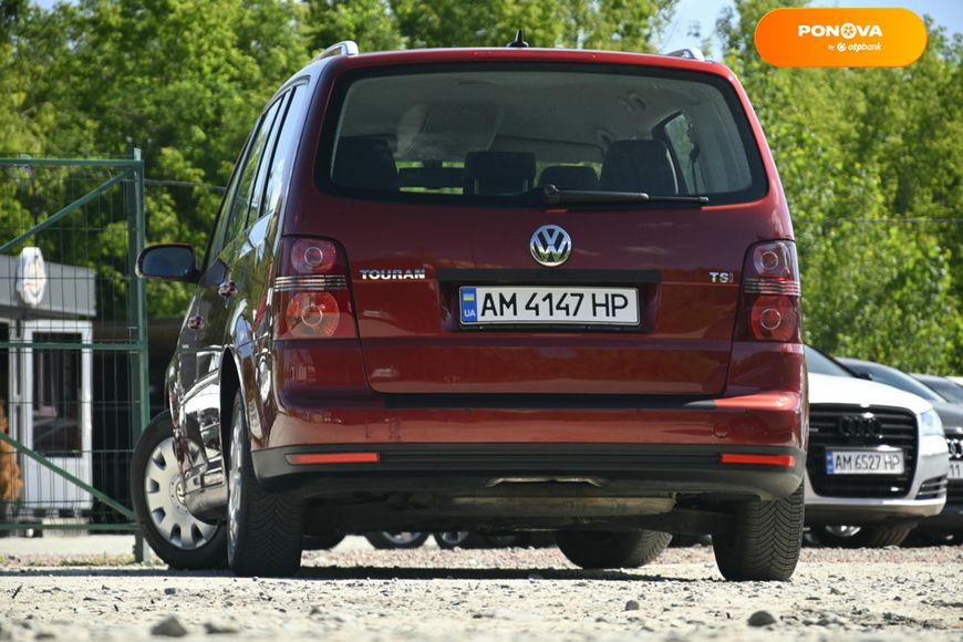 Volkswagen Touran, 2007, Бензин, 1.39 л., 192 тис. км, Мінівен, Червоний, Бердичів 103192 фото