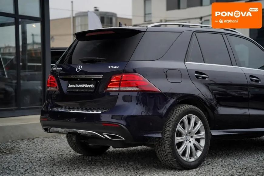 Mercedes-Benz GLE-Class, 2016 р., Дизель, 76 тис. км, Позашляховик / Кросовер, Синій, Чернівці AT-10402233 фото