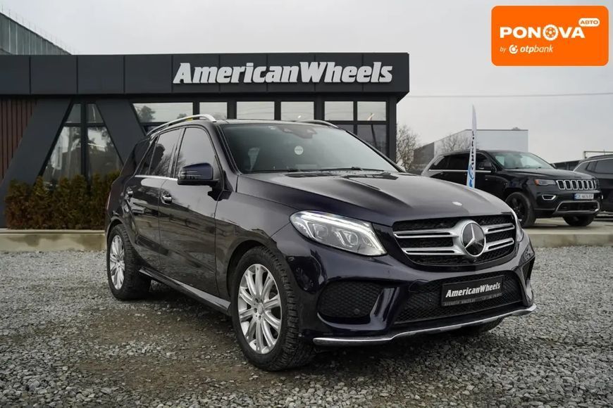 Mercedes-Benz GLE-Class, 2016 р., Дизель, 76 тис. км, Позашляховик / Кросовер, Синій, Чернівці AT-10402233 фото