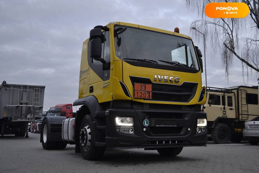 Iveco Stralis, 2014, Дизель, 10.5 л., 976 тис. км, Тягач, Жовтий, Хуст 40904 фото