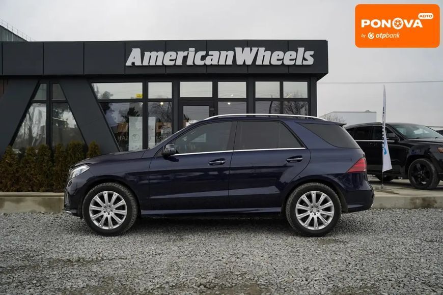 Mercedes-Benz GLE-Class, 2016 р., Дизель, 76 тис. км, Позашляховик / Кросовер, Синій, Чернівці AT-10402233 фото